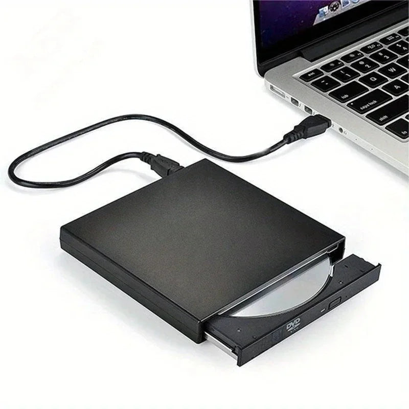 USB 3.0 Type-C External CD DVD Drive, USB 2.0 Slim Protectable External CD-RW Drive DVD-ROM  Player for Laptops Desktop PCs