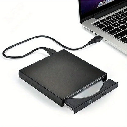 USB 3.0 Type-C External CD DVD Drive, USB 2.0 Slim Protectable External CD-RW Drive DVD-ROM  Player for Laptops Desktop PCs