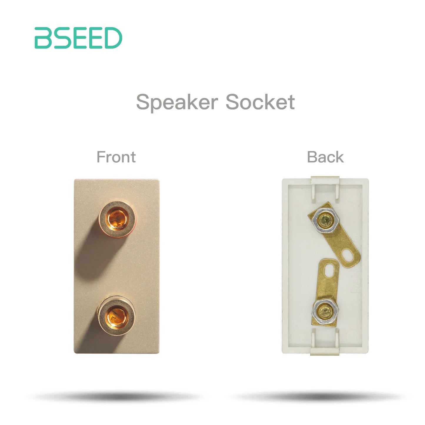 BSEED Glass Frames EU Standard HDMI Tel Sockets Module Part Internet Wall Sockets TV DIY Function Base USB CAT5 Satellite Parts