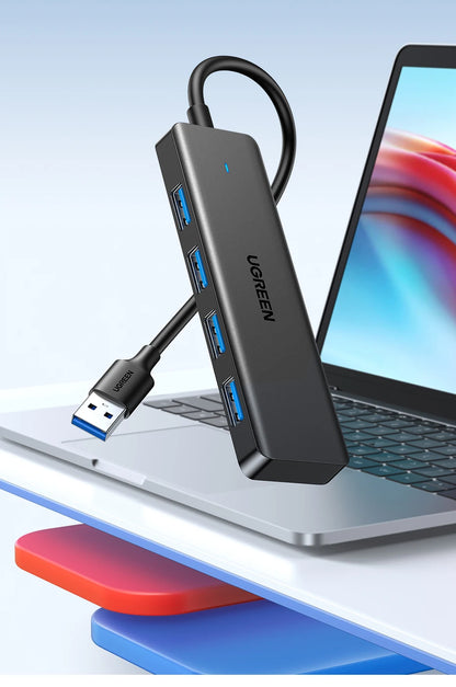 UGREEN USB 3.0 Hub 4 Ports  USB HUB Slim for Mouse, Keyboard Compatible with MacBook Pro Air Laptop Desktop PC Xbox PS5 Splitter