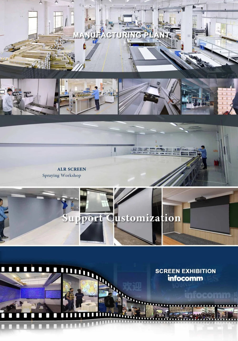 F16UST New Gen Cinema-Pro Fresnel PET ALR Projection Screen for UST Laser Projector Fixed Frame Screen 16:9 8K UHD