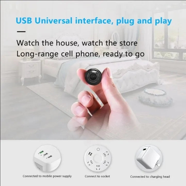 X5 Camera 1080P HD Wifi Wireless Night Vision Motion Detection Video Camera Home Security Camcorder Audio Video Recorder