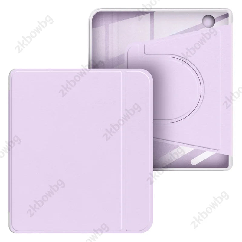 Magnetic Detachable for KOBO Libra Colour/Libra 2 N428 N418 7'' Ebook Case 360° Rotatable 2-in-1 Acrylic PU Leather Stand Cover