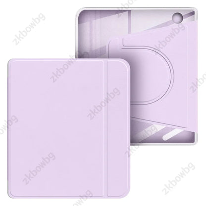 Magnetic Detachable for KOBO Libra Colour/Libra 2 N428 N418 7'' Ebook Case 360° Rotatable 2-in-1 Acrylic PU Leather Stand Cover