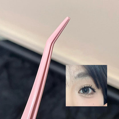 Stainless Steel False Eyelashes Tweezers Lashes Extension Clips Eyemakeup Tools Fine Tip Profession Tweezer