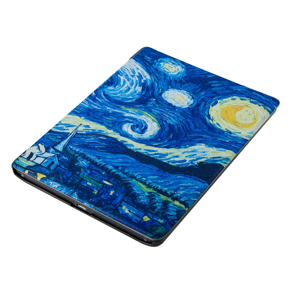 Leather Case for KOBO AURA  H2O EDITION 2 6.8 Inch eReader Funda Capa Slim Folio Magnetic Auto Wake Sleep Ebook Print Book Cover
