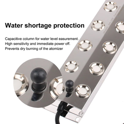 6/8/10/12 Head Atomizer Ultrasonic nebulizer Industrial Humidifier Mist Maker DC45V Powersupply Landscape Garden Fogger Buoy