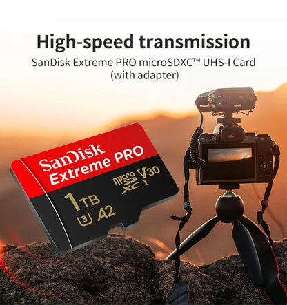 Sandisk 512GB 256GB Memory Card 128GB 64GB 32GB TF Micro SD Class A1-10 UHS-1 Flash Memory Microsd