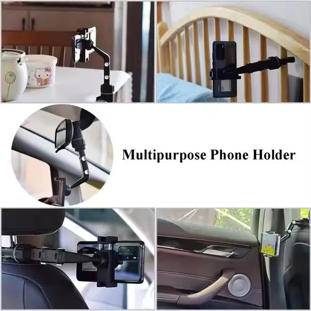 Universal Automotive Mobile Phone Bracket Rearview Mirror Fixed Rotary Adjustment Cross Border Automotive Bracket