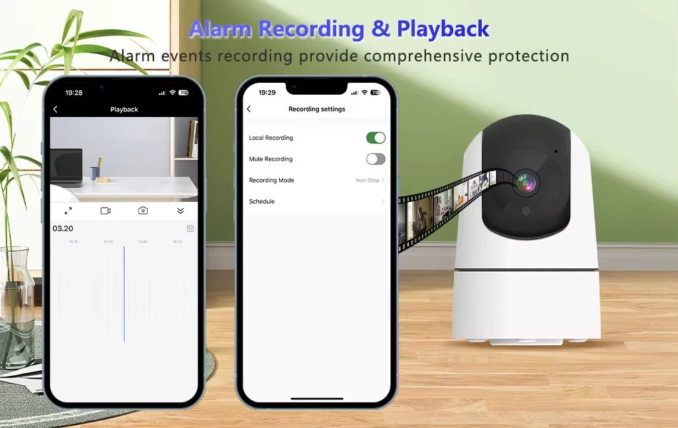 Tuya 5G WiFi IP Camera Indoor 6MP Wireless Security Surveillance Camera Auto Tracking Baby Monitor IR Night Vision 6x Zoom Cam