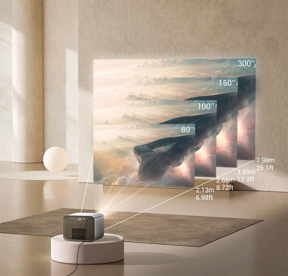 BYINTEK R90 Max 4K Projector Full HD 1080P 2200 Anis Lumens Android 11.0 WiFi 6 Auto Focus Video Home Movie Theater Projectors