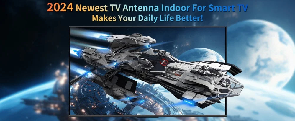 VUELVE Indoor and Outdoor Digital TV Antenna 4K 1080P HD TV Antenna Uhf Dvb-T2 Antenna For Free Local Channels