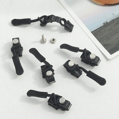 3-12Pcs Universal Zipper Repair Kit Quick Instant Detachable Zipper Head Replacement Zipper Slider Pull Jacket Bags Coat DIY Sew