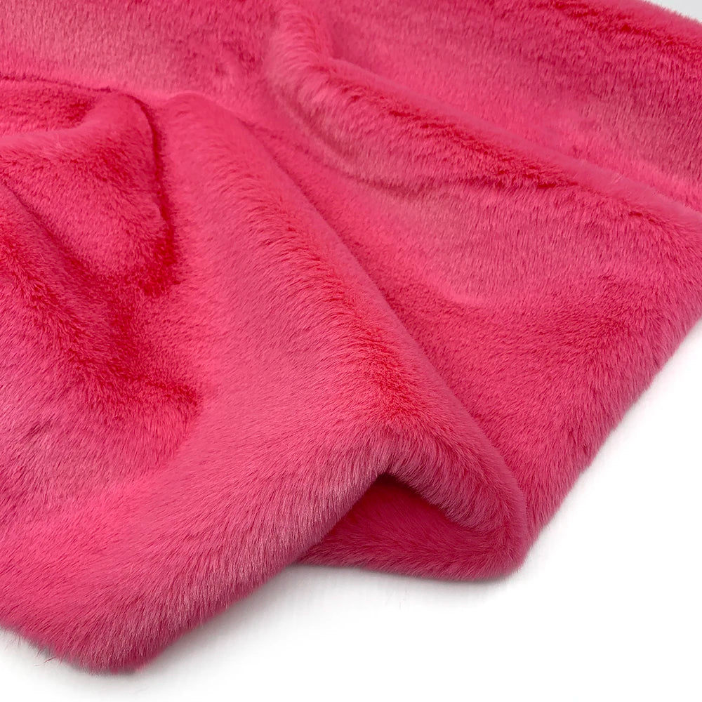 1Pcs 50/80/160cm Faux Rabbit Fur Fabric 100% Polyester 10mm Pile Super Soft Plush Fabric For Handmade Stuffed Toys Sewing Fabric