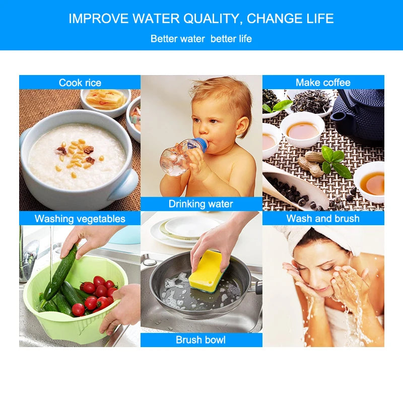 ATWFS Water Purifier Filter 5 Micron 4 x 10" ppf Filter Sediment Water Filter Cartridge (4 pcs) Aquarium pre-filters