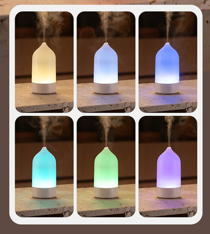 KINSCOTER New Aroma Diffuser 120ml Portable Silent Air Humidifier Colorful Night Light Essential Oil Diffuser for Room Home