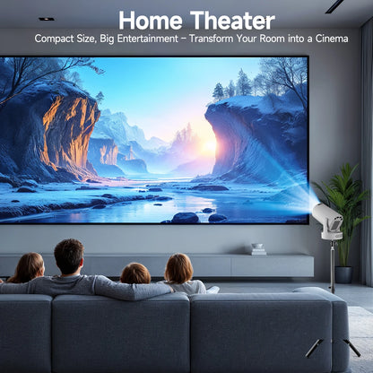 Magcubic 8K HY300 Pro + Projector Built in 5W Speaker 1280*720P Android 14 8000 Lumens Wifi6 BT5.4 Outdoor Portable Projector