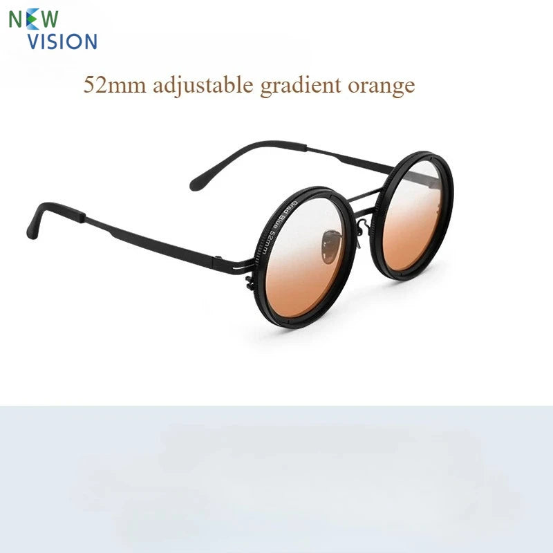 ND9 adjustable dimming sunglasses men women handmade innovative outdoor fishing UV400 polarized sun glasses support myopia lens