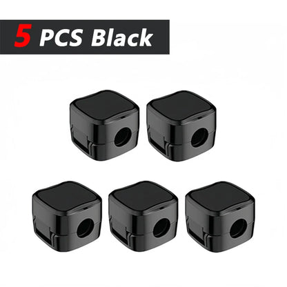 Non-magnetic Strong Cable Clips Adjustable Cord Holder | Adhesive Under Desk Mgmt Organizer for Home Office Car Wall Desktop