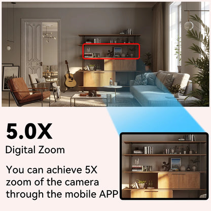 2.4G 8MP Cameras Wifi Video Surveillance IP Indoor Security Protection Monitor 5.0X Zoom Home Wireless Track Alarm O-Kam pro