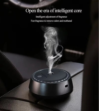 Car Diffuser Portable USB Rechargeable Scent Diffuser Ultrasonic Fragrance Oil Aroma Diffuser Car Air Freshener
