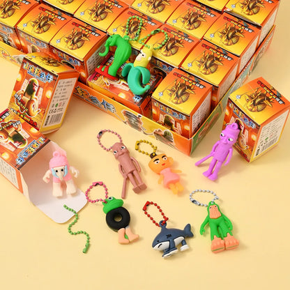 NEW Italian Brainrot Blind Box Tungtungtung Sahur Tralalelo Tralala Brr Brr Patapim Mini Keychain Pendant Blind Box Toys Gift