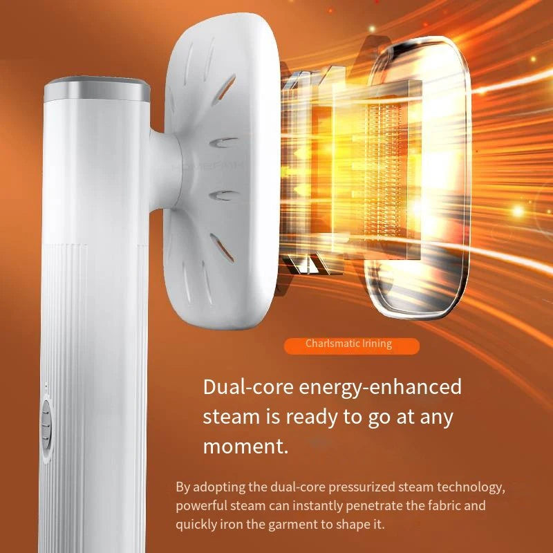HOMFISH Handheld Iron Steamer 360° Ironing Small Garment Steamer USB Powered Electric Ironing Machine for Fabric Clothes Ironing