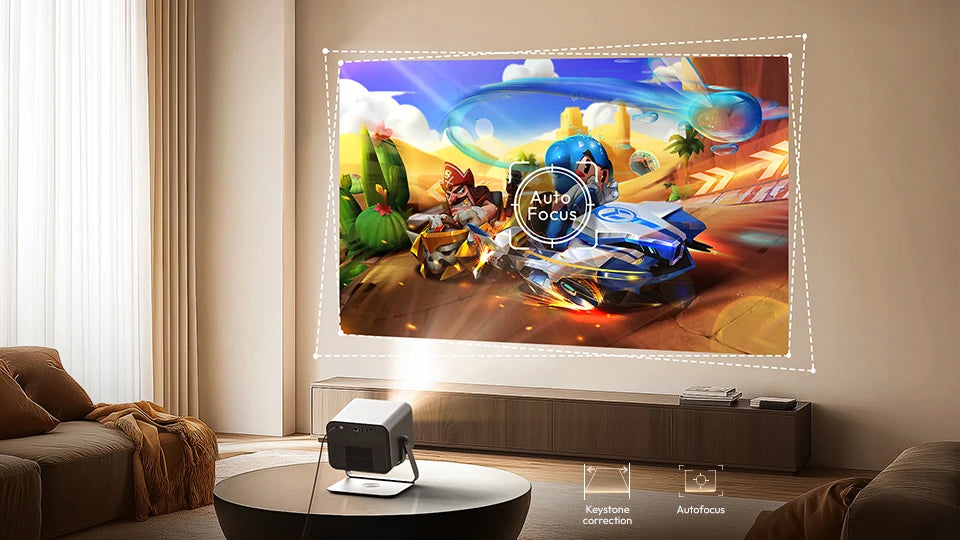 BYINTEK R90 Max Full HD 1080P Projector 4K DLP 2200 ANSI Lumens Android TV 11.0  3D 4K Supported Smart  Home Theater  Projector