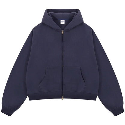 VIPReAlr2025 Winter Hoodie Retro Harajuku Fashion Washed Cotton 380GSM Pullover Sweatshirt Y2K RE Alr