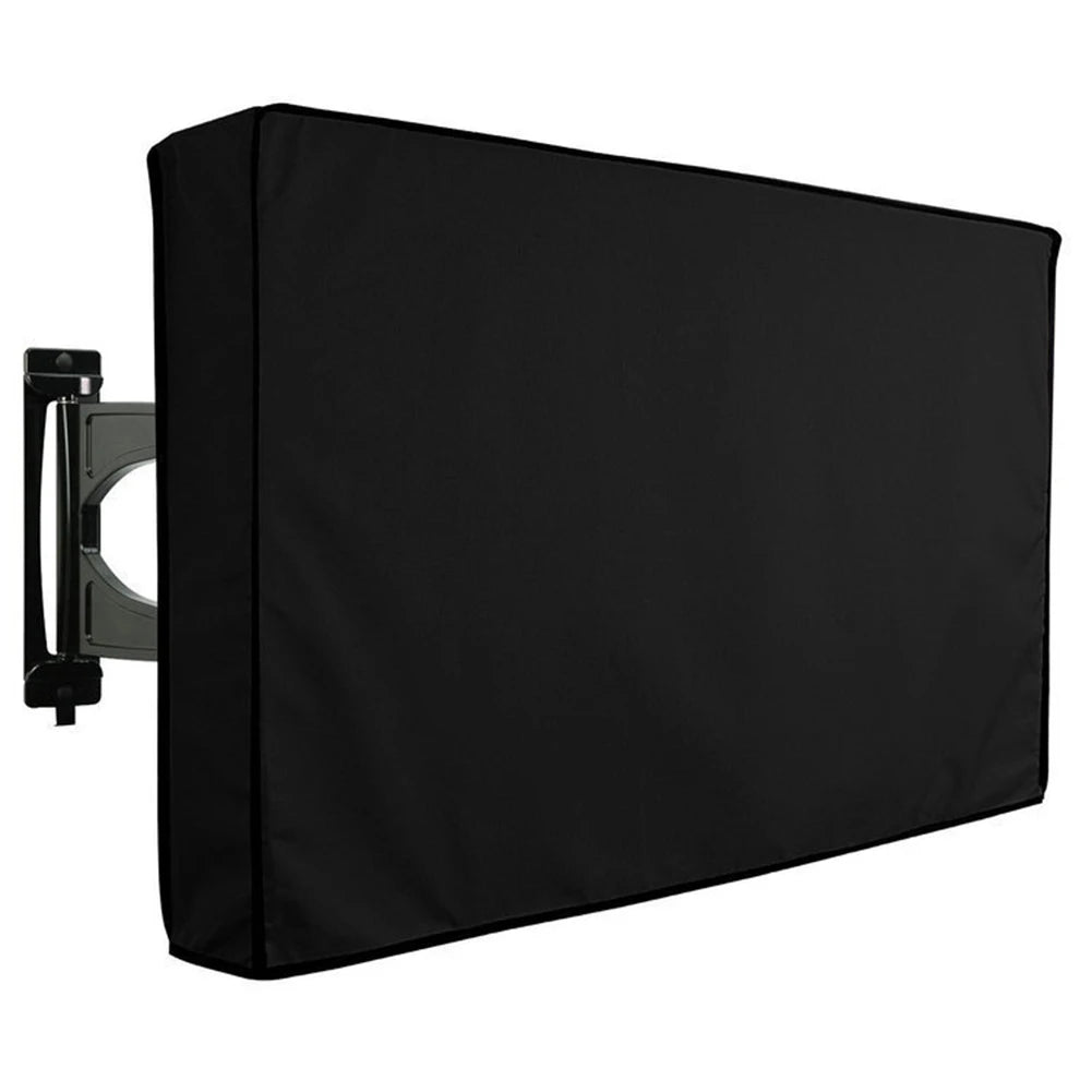 Weatherproof Dust-proof Outdoor TV Cover Black 22-24'' 30-32'' 40-42'' 46-48'' 50-52'' 55-58'' 60-65'' 70-75'' Protect TV Screen