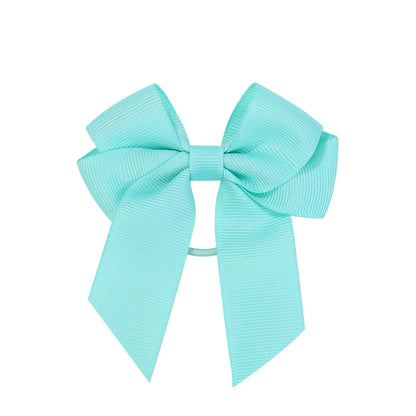 3.15inches Solid Color Hair Ribbon Hair Band for Girls Toddler Cheer Up Bows Head Rope Kids Headwear Ponytail Hair Accessories