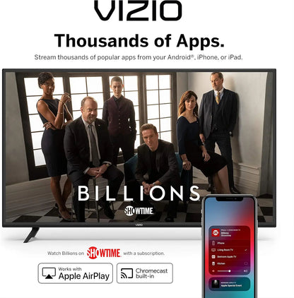 65 Inch 4K Smart TV with AirPlay & Chromecast, UHD LED HDR Television for Gaming & Streaming
