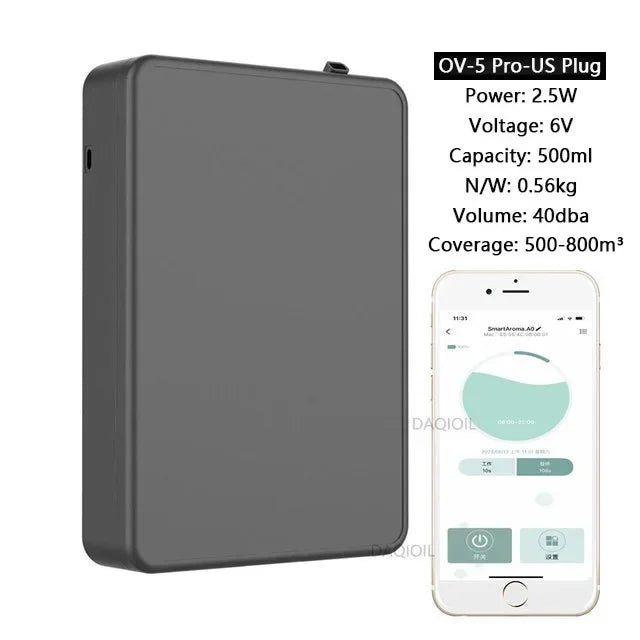 Professional Aroma Diffuser Machine Electric Smell for Home Bluetooth Room Fragrance Diffuser Hotel Electric Smell Distributor