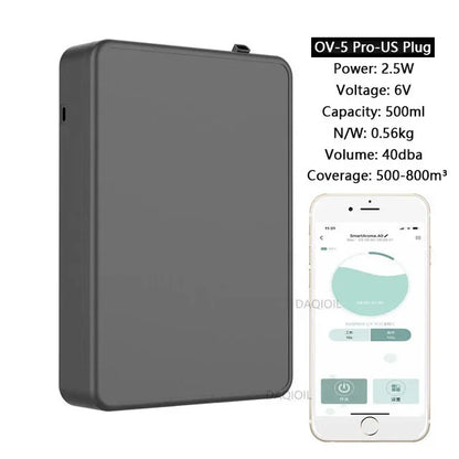 Professional Aroma Diffuser Machine Electric Smell for Home Bluetooth Room Fragrance Diffuser Hotel Electric Smell Distributor