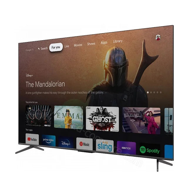 100 Inch Smart TV 8K Ultra HD MINI LED Google TV Variable Refresh Rate VRR Up To 120Hz Professional Home Cinema Gaming Screen