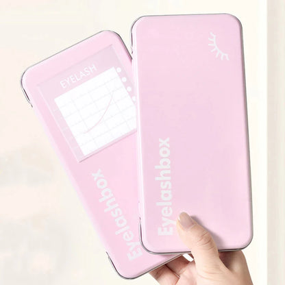 Women Magnetic Storage Box for Eyelash, False Eyelash Extension Storage Tool, Magnetic Eyelash Strips, Magnetic Headband