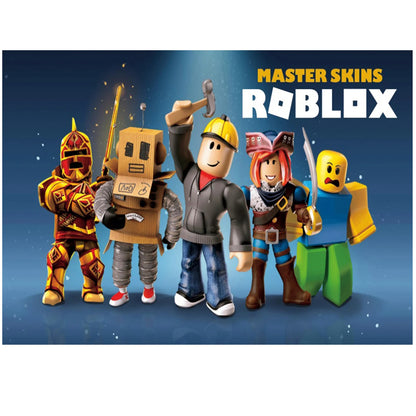 Roblox theme Game Shower Vinyl Hot Game Backdrop Cloth Kids Birthday Photo Background For Party Decoration Boys Backdrops
