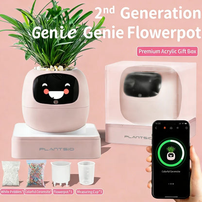 Smart Plant Endless Fun Over 49 Rich Expressions,7 Smart Sensors,ai Chips Make Raising Plants Easy And Fun
