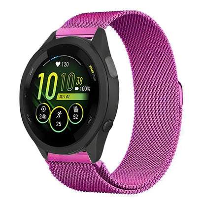 20mm 22mm Magnetic Milanese Strap for Garmin Forerunner165 55 645 265 965 255/Active 5/Vivoactive Comfortabe Band Garmin Venu 3