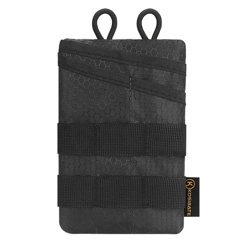 Foldable Small Tool Storage EDC Pouch Lightweight Wear Resistant Organizer for Camping Hiking Sports Portable Credit Card Wallet
