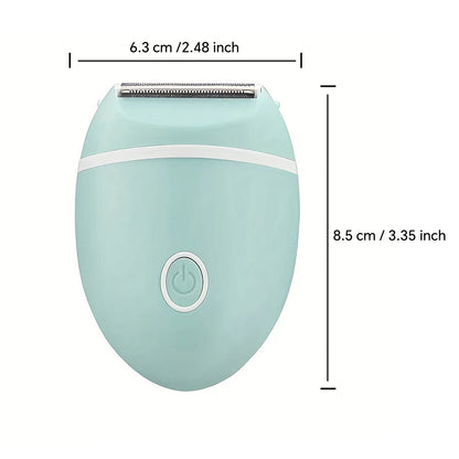Battery powered, stainless steel blade electric shaver, multifunctional full body hair removal