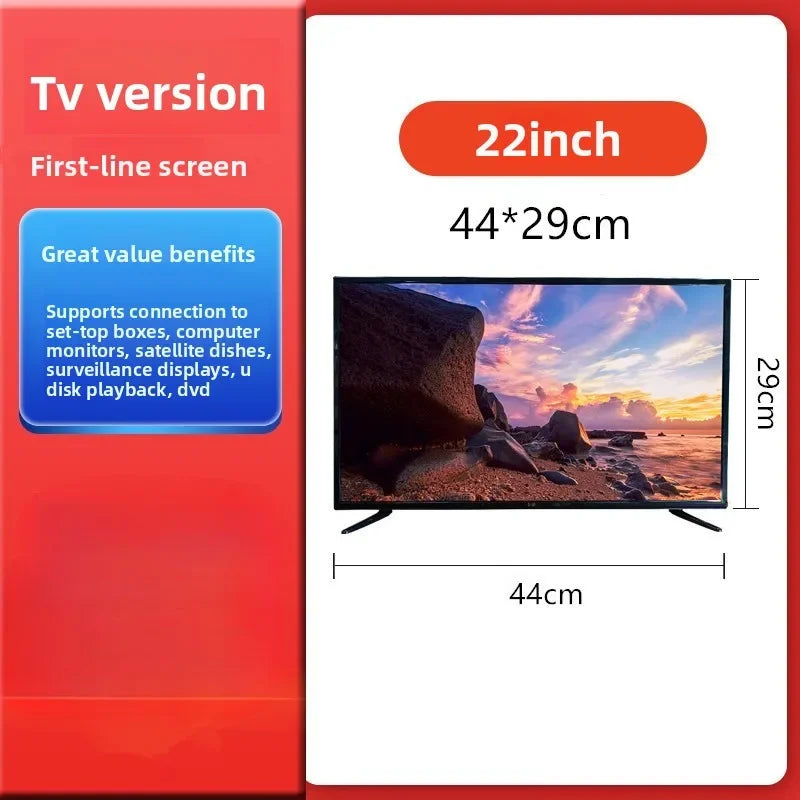 22-24 Inch Intelligent Network TV With TV Function LED Television Home Appliances IPS 1920*1080 Resolution PAL\NTSC\SECAM