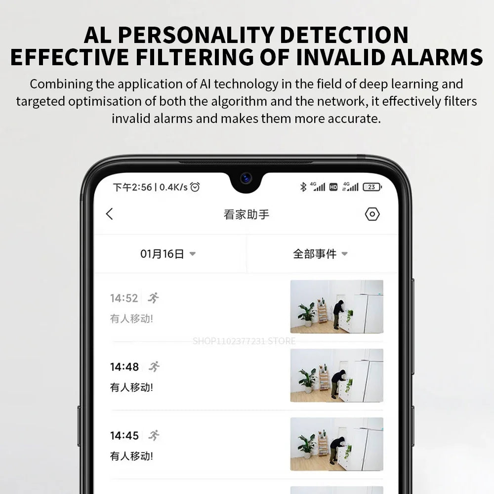 Xiaomi 360° Smart Home Security Camera Mi PTZ 2K Webcam 1296P 3 Megapixel AI Human Detection Night Vision Webcam Chinese Version