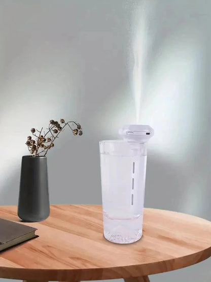 Super Quiet Portable Mist Humidifier Adjustable Length for Office Bedroom Car TravelNo Water Bottle Needed Enhances Air Moisture
