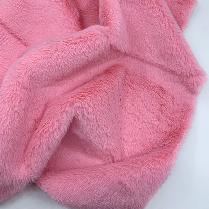 1Pcs 50/80/160cm Faux Rabbit Fur Fabric 100% Polyester 10mm Pile Super Soft Plush Fabric For Handmade Stuffed Toys Sewing Fabric