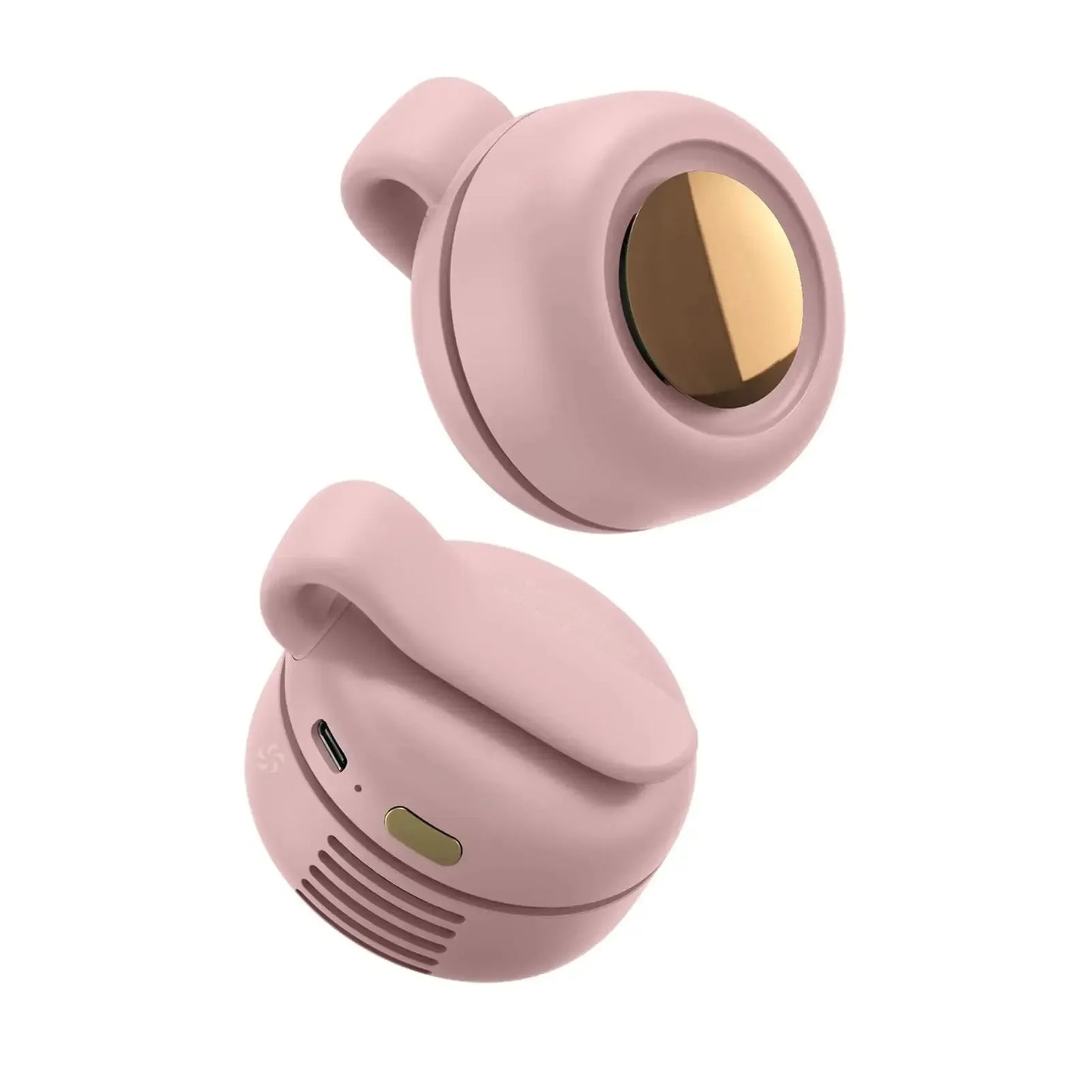 MF019 Mini Whirlwind Portable Snap On Charging Fan Waist Clip Mini Whirlwind Fan 3-Speed Handsfree Silent Strong Wind 2026 New