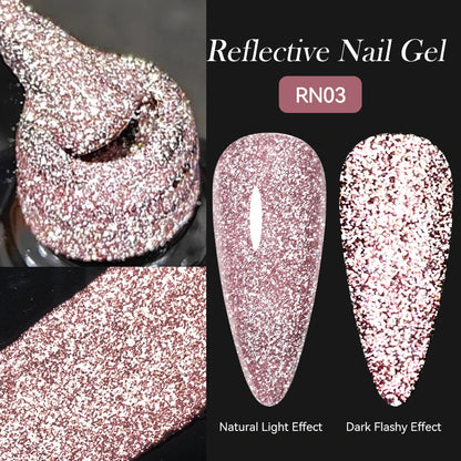 LILYCUTE Nude Crystal Rubber Base Gel Nail Polish Natural Color Semi Permanent UV Gel Soak Off Self Leveling Nail Gel Varnishes