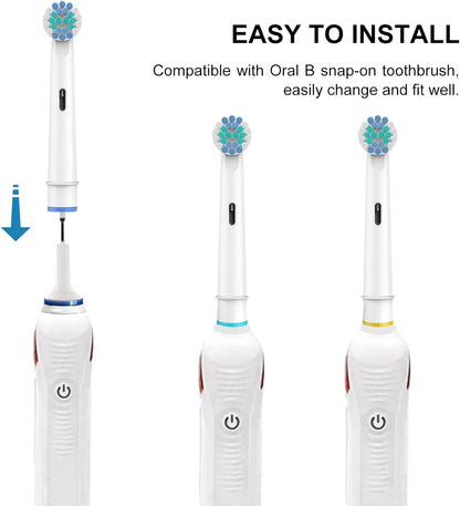 Replacement Toothbrush Heads For Oral-B Braun Electric Precision Clean Brush Heads Refill for 7000/Pro 1000/9600/ 5000/3000/8000