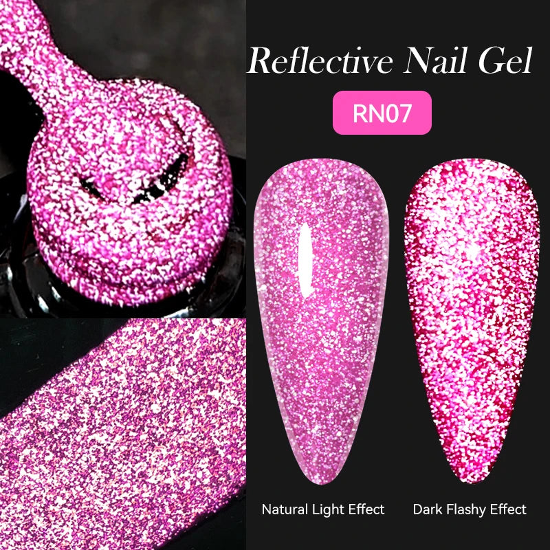 LILYCUTE Nude Crystal Rubber Base Gel Nail Polish Natural Color Semi Permanent UV Gel Soak Off Self Leveling Nail Gel Varnishes