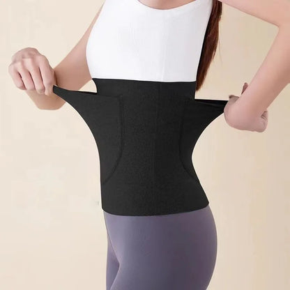 The Derong Pocket Double-pocket Thermal Protection Belt Self-heating and Traceless Belt for Protecting The Navel